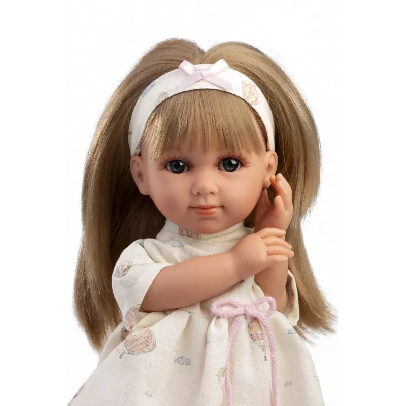 Lėlė Llorens Elena 35 cm – minkštas kūnas, realistiniai bruožai