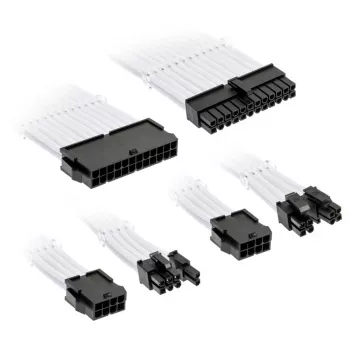 Kolink Core Standard Pintuotas Kabelių Prailginimo Rinkinys - Ryškiai Baltas