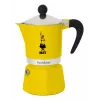 Bialetti Rainbow Black Yellow kavinukas vienam puodeliui