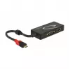 USB grafikos adapteris DeLOCK 87730 3840 x 2160 pikseliai Juoda