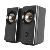 Kolonėlės CREATIVE T60 2.0 kompaktiniai Hi-Fi staliniai garsiakalbiai su aiškiu dialogu ir erdviniu garsu Sound Blaster, SmartComms Kit, USB-C garso ir mikrofono bei ausinių prievadais B