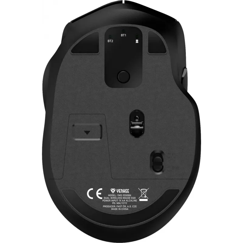Belaidė pelė YMS 2050BK EGO Optic 1600DPI DUAL WL+B