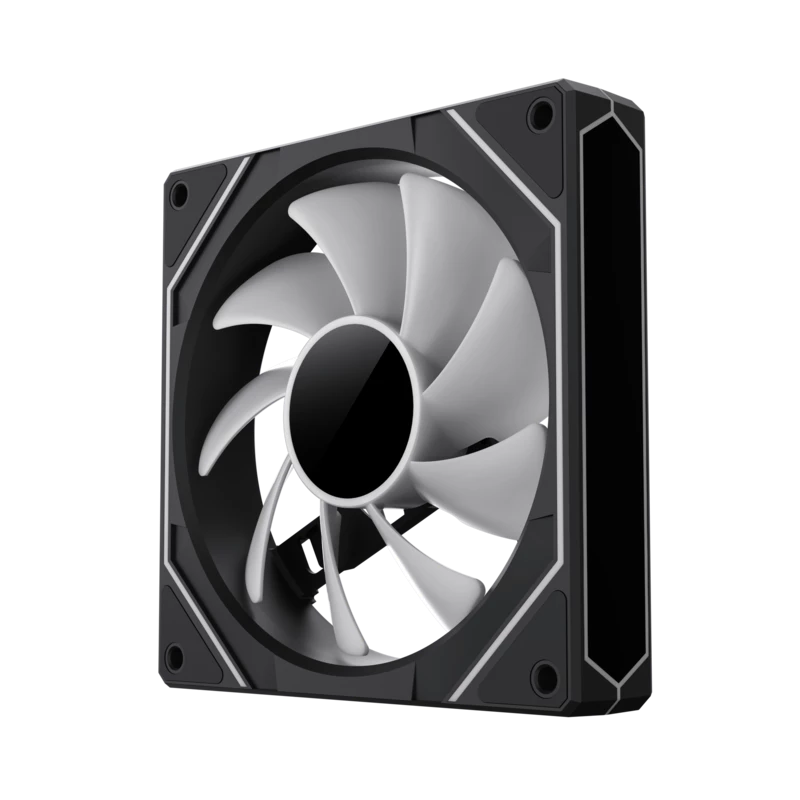 Gamemax FN12A-S8I 120 mm korpuso ventiliatorius, juodas