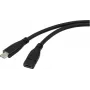 Renkforce USB laidas USB 3.2 Gen1 USB-C® kištukas, USB-C® lizdas 1.00 m juodas RF-5720414