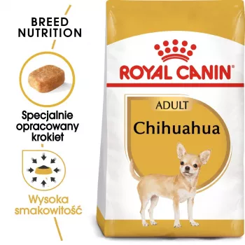 Sausas šunų ėdalas Royal Canin Chihuahua Adult 1,5 kg – Vištiena, 28% baltymų, mažoms ir ypač mažoms veislėms