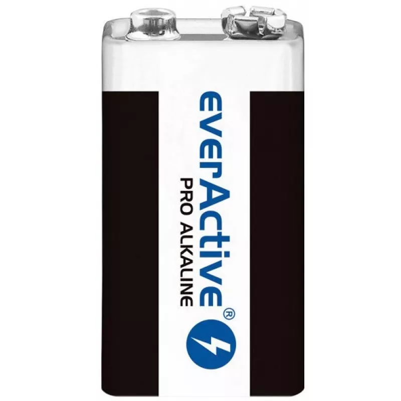 Baterija šarminė EverActive Pro Alkaline 6LR61 9V