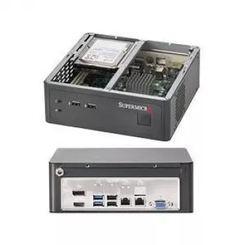 Supermicro SuperChassis CSE-101I korpusas – Mini-ITX korpusas 1 Intel Core arba Atom procesoriui iki 45 W TDP, reikalingas išorinis maitinimo šaltinis (neįtrauktas)