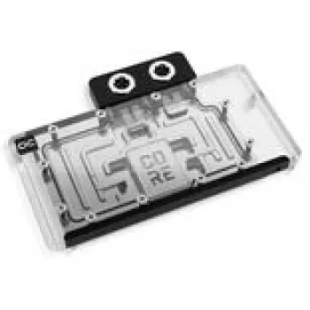 Alphacool Core RX 9070 XT Swift+ skaidrus chromuotas GPU vandens aušinimo blokas