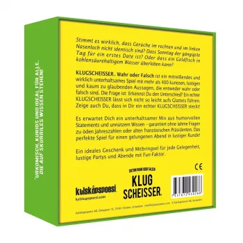 Klugscheisser – Tiesa ar Melas leidimas, stalo žaidimas