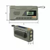 Nešiojamas FM radijas MANTA RDI401G su saulės baterija, dinaminiu sukimu, 4000–4500 mAh baterija, 5V USB išėjimu, 3W, žibintuvėliu
