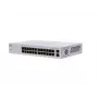 Cisco CBS110 nevaldomas 24 prievadų GE jungiklis su 2x1G SFP bendraisiais prievadais