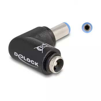 DeLOCK 80779 laido jungtis DC 5,5 x 2,1 mm Juoda Vyriška/Moteriška