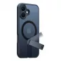 Torras Pstand Spin dėklas iPhone 16 (Juoda)