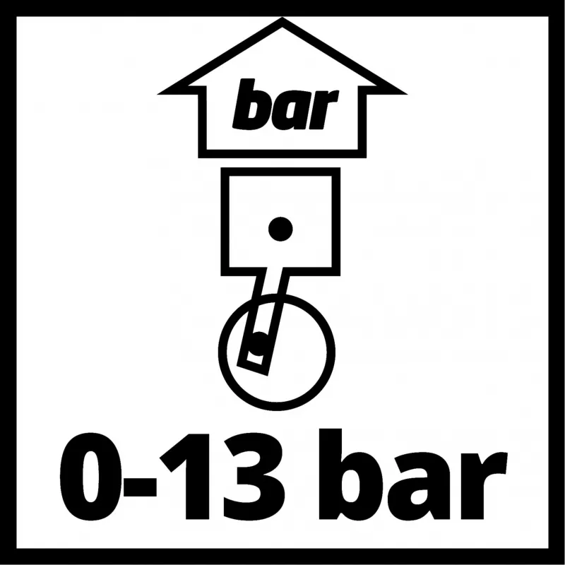 Skaitmeninis padangų slėgio matuoklis Einhell 4133115 0-13 bar