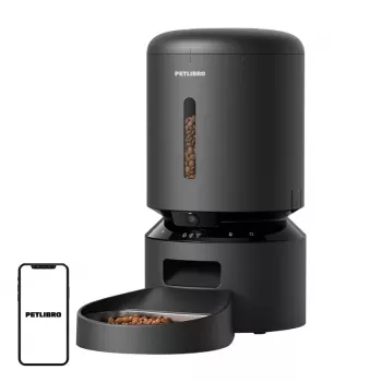 Automatinis ėdalo dozatorius su kamera Aptel Granary 5 L, juodas