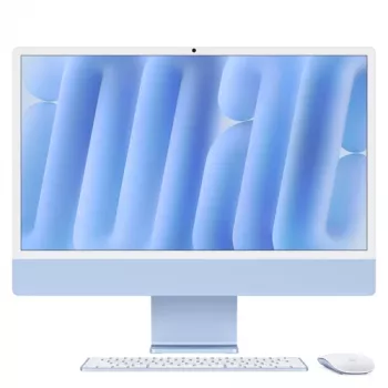 Apple iMac24 Mėlyna/M4-10C-CPU 10C-GPU/16GB/256GB SSD/NK-ID-Vokiečių/MM2/1GB Ethernet
