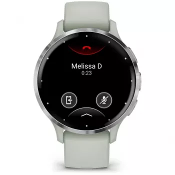 Garmin Venu 3S 3,05 cm (1,2 colio) AMOLED 41 mm skaitmeninis 390 x 390 pikselių liečiamas ekranas Pilka, Sidabrinė Wi-Fi GPS (palydovas)