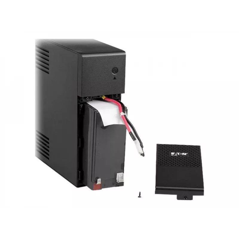 Eaton 5S 700i nepertraukiamo maitinimo šaltinis (UPS), Line-Interactive, 700 VA / 420 W, 6 AC lizdai, USB, bokštinis, juodas
