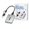 Dockinė stotelė 1 prievadas USB 3.2, M.2 NVMe