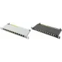 LogiLink skydinė jungtis (patch panel) - montuojama į stelažą - RJ-45 x 12 - šviesiai pilka, RAL 7035 - 0,5U - 25,4 cm (10 inch)
