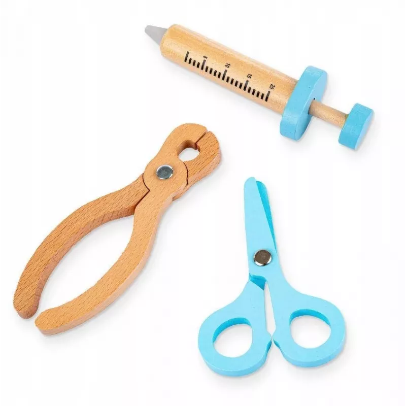 Vaikų medicinos žaidimų rinkinys Extralink Little Doctor Case, 43 dalys