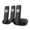 Belaidis telefonas Gigaset PURE 100 AM Trio – DECT, ilgas baterijos veikimo laikas, trijų rageliai