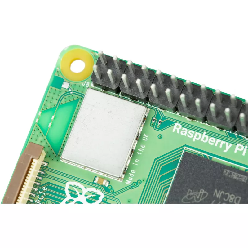 Vienos plokštės kompiuteris Raspberry Pi 5 16 GB, 2,4 GHz Cortex-A76, MicroSD, USB 3.2, Wi-Fi 5