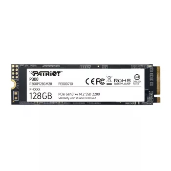 Patriot Memory P300P128GM28 vidinis kietasis diskas M.2 128 GB PCI Express NVMe