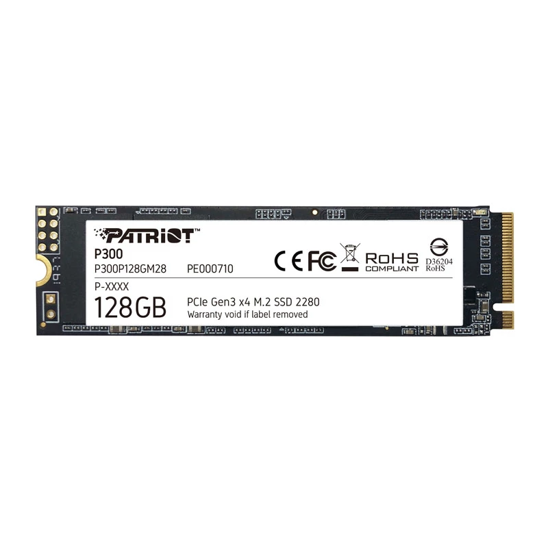 Patriot Memory P300P128GM28 vidinis kietasis diskas M.2 128 GB PCI Express NVMe
