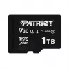 MicroSDXC atminties kortelė PATRIOT VX Series 1 TB — UHS‑I, Class 10, U3, V30, 90 MB/s skaitymas, 80 MB/s rašymas