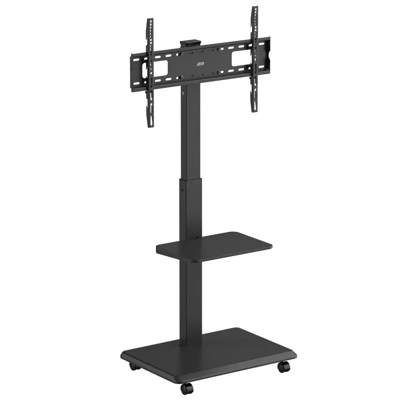 Grindinis TV stovas ergo office ER-304 B, maks. apkrova 50 kg, VESA 600x400