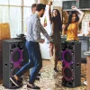 Nešiojamas garsiakalbis Manta SPK1204X800D Minos Pro, juodos spalvos