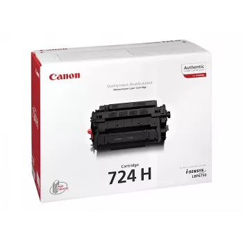 Canon CRG-724H original juodas kasečių toneris, 12500 puslapių