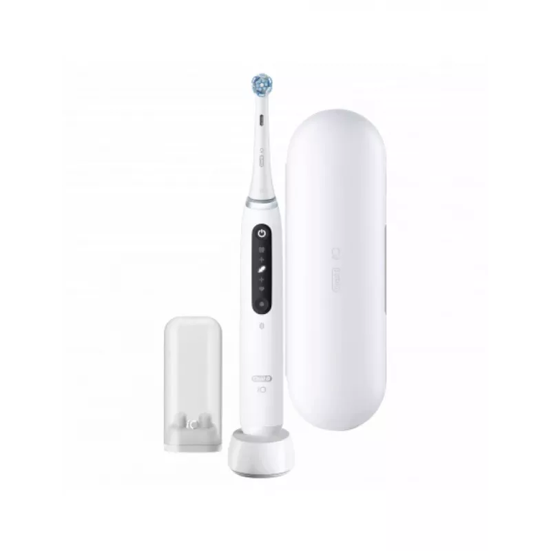 Oral-B IO5 elektrinis dantų šepetėlis su krepšiu Quite White 1 vnt