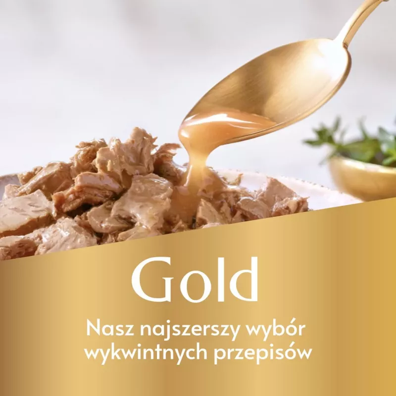 PURINA Gourmet Gold Succulent Delights Jautiena - šlapias kačių ėdalas - 85g