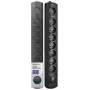 Qoltec 50113 apsauginis filtras 8 kištukiniai lizdai 230 V 1,8 m juodas