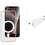 Pradinis rinkinys iPhone SE (4-osios kartos) 4smarts 541359 Skaidrus Baltas 9H Stiklas