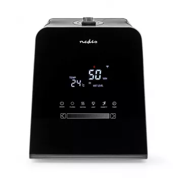 Nedis SmartLife juodas ultragarsinis drėkintuvas 5,5 l