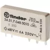 Finder PCB galios relė 24 VDC 170 mW (34.51.7.024.4010)