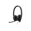 Lenovo 4XD1P83425 laidinės ausinės su mikrofonu, USB-A, juodos