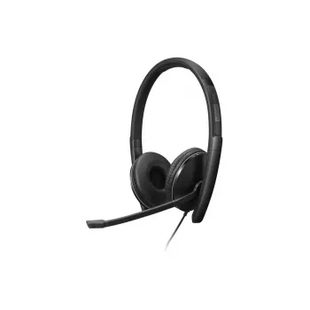 Lenovo 4XD1P83425 laidinės ausinės su mikrofonu, USB-A, juodos