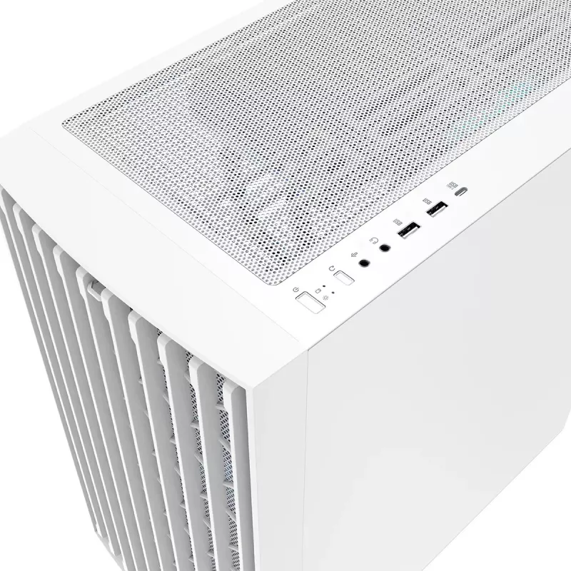 MODECOM BREEZE ARGB Flow MIDI kompiuterio korpusas, ATX, USB 3.0 ×2 + USB-C, baltos spalvos
