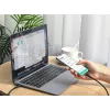 AUKEY CB-SCC241 USB-C į USB-C laidas, Power Delivery 240W 5A 20V 1m, nailoninis juodas