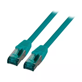 EFB-Elektronik RJ45 Patch laidas Cat.6A S/FTP LSZH Žalias 0,5m