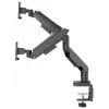 Dvigubas monitoriaus laikiklis LC-Power LC-EQ-A34B-D 34 col. juodas, spaustuvas, 40 kg