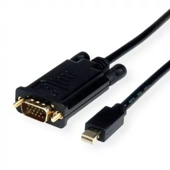 ROLINE 11.04.5976 vaizdo kabelis-adapteris 1,5 m Mini DisplayPort VGA (D-Sub) juodas