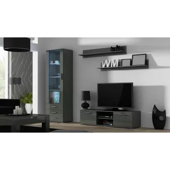 TV stovas Cama Meble SOHO 140 pilkas