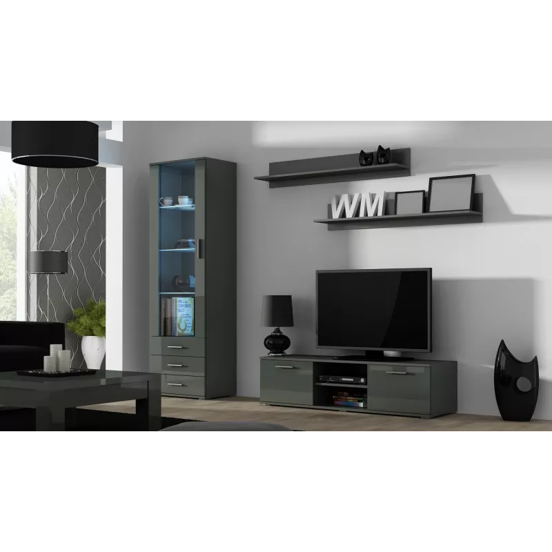 TV stovas Cama Meble SOHO 140 pilkas