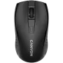 Belaidė pelė CANYON MW-7, 2.4 GHz, 6 mygtukai, DPI 800/1200/1600, su 1 AA baterija, juoda
