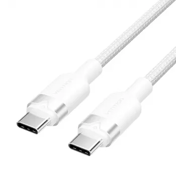 USB C į USB C laidas Vention TRW USB 2.0 2 m 0.48 Gbit/s 60 W Baltas